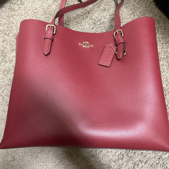 Coach Handbags - Coach Red Leather Purse